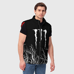 Мужской жилет Monster energy лес, цвет: 3D-красный — фото 2