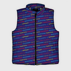 Мужской жилет Паттерн Царицын-Сталинград-Волгоград на трёх языка, цвет: 3D-светло-серый