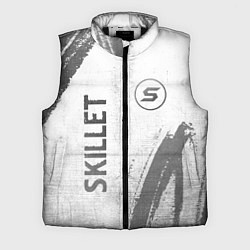 Мужской жилет Skillet - white gradient вертикально, цвет: 3D-черный