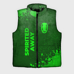 Мужской жилет Spirited Away - green gradient вертикально