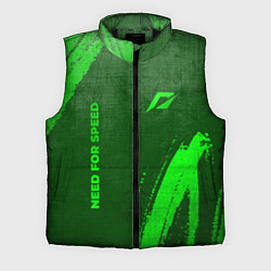 Мужской жилет Need for Speed - green gradient вертикально