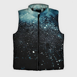 Мужской жилет Черно-синий текстурный фон