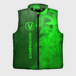 Мужской жилет Changan - green gradient по-вертикали, цвет: 3D-черный