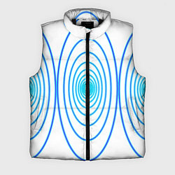 Мужской жилет Овалы с свечением, цвет: 3D-черный