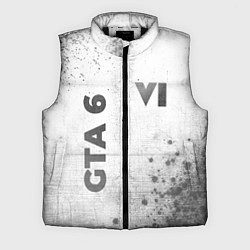 Мужской жилет GTA 6 - white gradient вертикально, цвет: 3D-черный