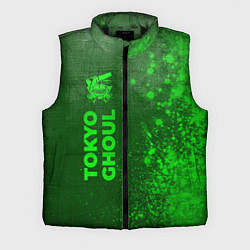 Мужской жилет Tokyo Ghoul - green gradient по-вертикали, цвет: 3D-черный