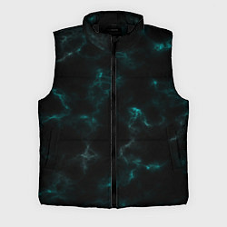 Мужской жилет Color black turquoise