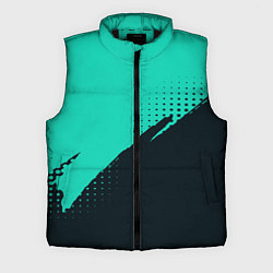 Мужской жилет Color black light blue