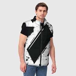 Мужской жилет Color black white, цвет: 3D-черный — фото 2