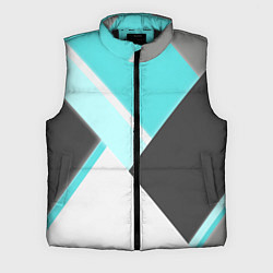 Мужской жилет Color black blue, цвет: 3D-черный