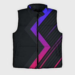 Мужской жилет Color black line, цвет: 3D-черный