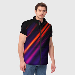 Мужской жилет Multicolored, цвет: 3D-черный — фото 2