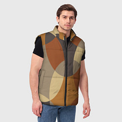 Мужской жилет Графические цветные текстуры и паттерны, цвет: 3D-черный — фото 2