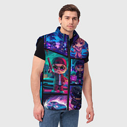 Мужской жилет GTA chibi style, цвет: 3D-черный — фото 2