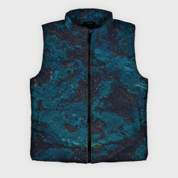 Мужской жилет Черно-синий бетон, цвет: 3D-черный