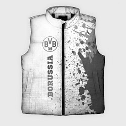 Мужской жилет Borussia - white gradient по-вертикали, цвет: 3D-черный
