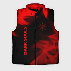 Мужской жилет Dark Souls - red gradient вертикально, цвет: 3D-черный