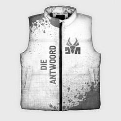 Мужской жилет Die Antwoord - white gradient вертикально, цвет: 3D-черный