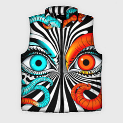 Мужской жилет Глаз и щупальца, цвет: 3D-черный