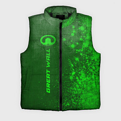 Мужской жилет Great Wall - green gradient по-вертикали, цвет: 3D-черный
