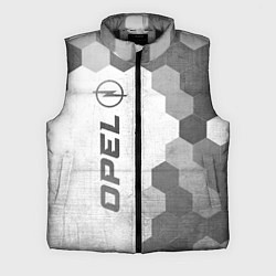 Мужской жилет Opel - white gradient по-вертикали, цвет: 3D-черный
