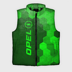 Мужской жилет Opel - green gradient по-вертикали, цвет: 3D-черный