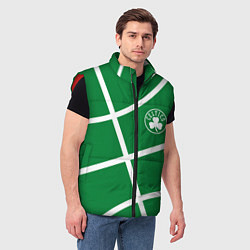 Мужской жилет Boston Celtics green, цвет: 3D-красный — фото 2