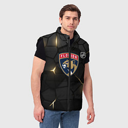 Мужской жилет Флорида Пантерз - НХЛ хоккей, цвет: 3D-черный — фото 2