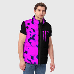 Мужской жилет Monster energy neon camo, цвет: 3D-черный — фото 2