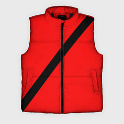 Мужской жилет Ремень безопасности, красный, цвет: 3D-черный