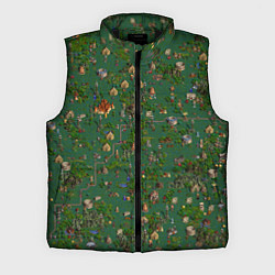 Мужской жилет Земли Причала - Герои 3, цвет: 3D-черный