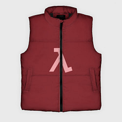 Мужской жилет Half-Life Бордовый, цвет: 3D-черный