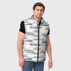 Мужской жилет Корабли на Неве, цвет: 3D-черный — фото 2