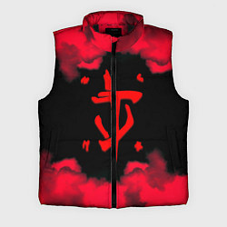 Мужской жилет Doom огненные краски, цвет: 3D-черный