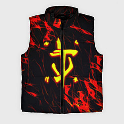 Мужской жилет Doom огненные искры, цвет: 3D-черный