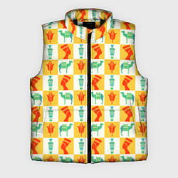 Мужской жилет Мотивы Египта, цвет: 3D-черный
