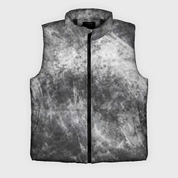Мужской жилет Абстракция - black and white metal scuffs