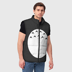 Мужской жилет Тоторо живот, цвет: 3D-черный — фото 2