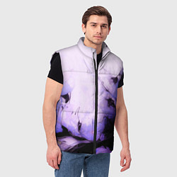 Мужской жилет Взрывной индиго светлый, цвет: 3D-черный — фото 2