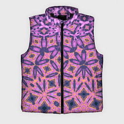 Мужской жилет Фиолетовая геометрическая метаморфоза