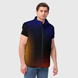 Мужской жилет Color black red blue, цвет: 3D-черный — фото 2