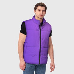 Мужской жилет The color is purple, цвет: 3D-черный — фото 2