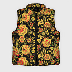 Мужской жилет Хохлома, цвет: 3D-черный