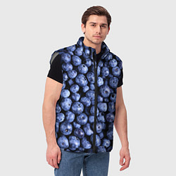 Мужской жилет Черника, цвет: 3D-светло-серый — фото 2