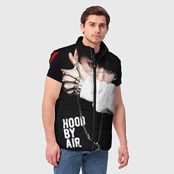 Мужской жилет BTS: Hood by air, цвет: 3D-красный — фото 2