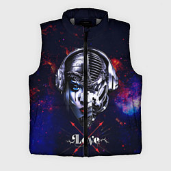 Мужской жилет Love pirate station, цвет: 3D-светло-серый