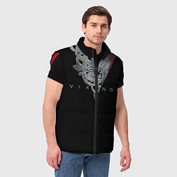 Мужской жилет Vikings Emblem, цвет: 3D-красный — фото 2