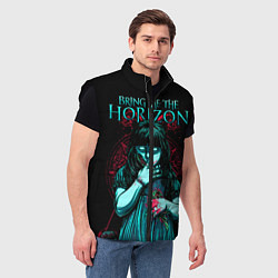 Мужской жилет BMTH: Zombie Girl, цвет: 3D-черный — фото 2