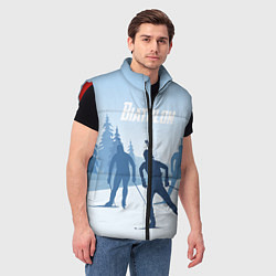 Мужской жилет Биатлон, цвет: 3D-красный — фото 2