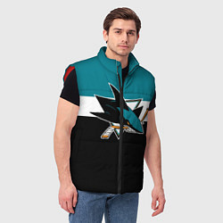 Мужской жилет San Jose Sharks, цвет: 3D-красный — фото 2